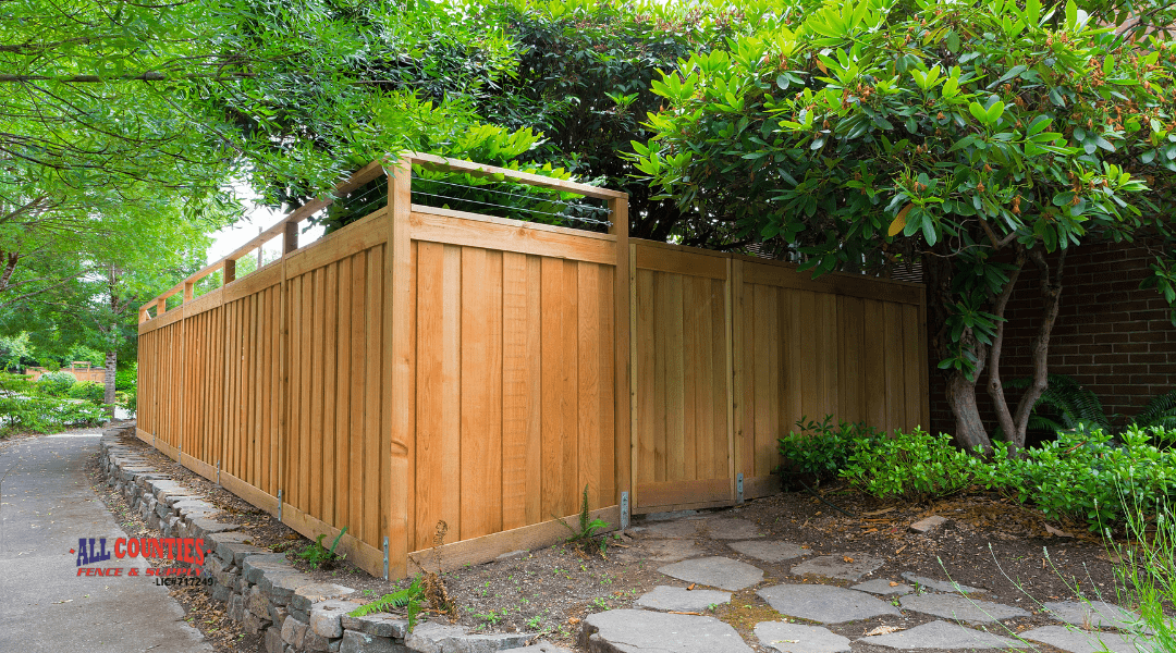 wood fence